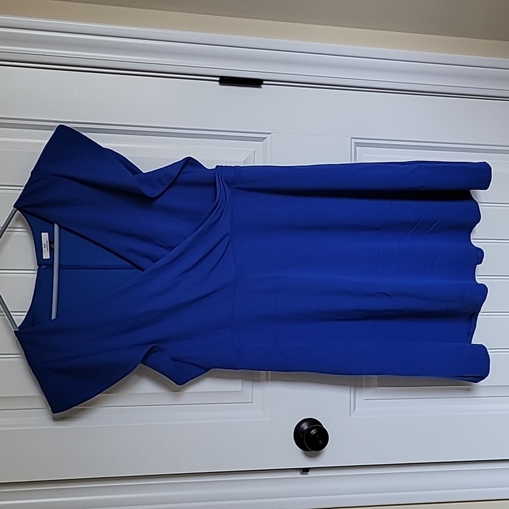 Halston Royal Blue Dress